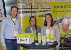 Arno Hellemons, Gaby van Kemenade and Eline Braet of Biobest had an excellent spot at the fair, right next to the entrance. 